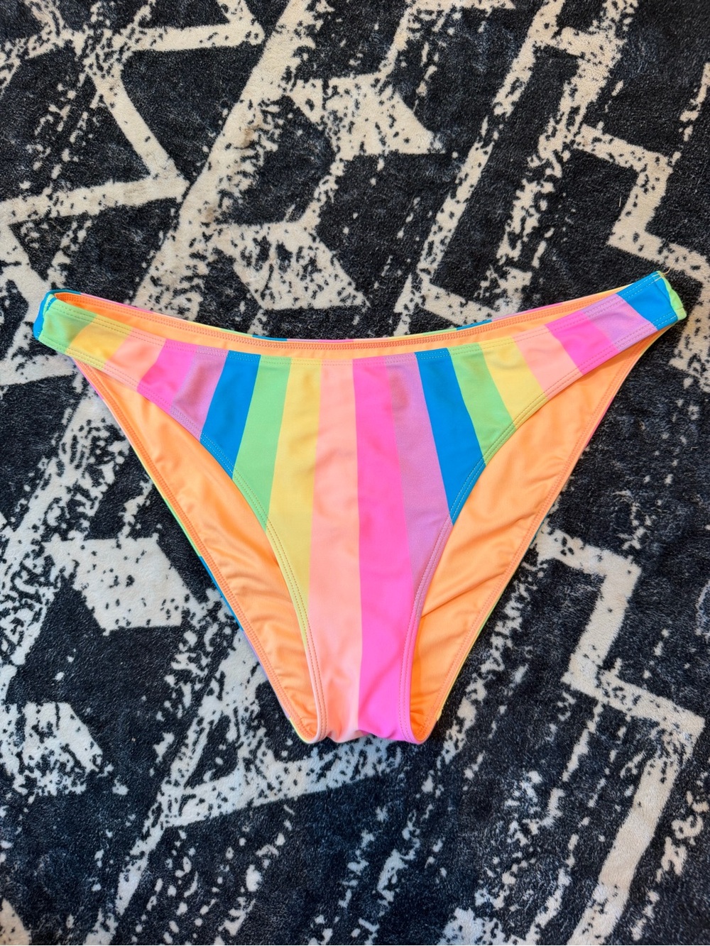 Show Me Your Mumu Palma Bikini Bottom Rainbow Key Size Medium